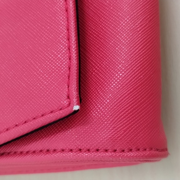 Steve Madden red crossbody clutch purse adjustable detachable strap 8 x 5 - Picture 3 of 11